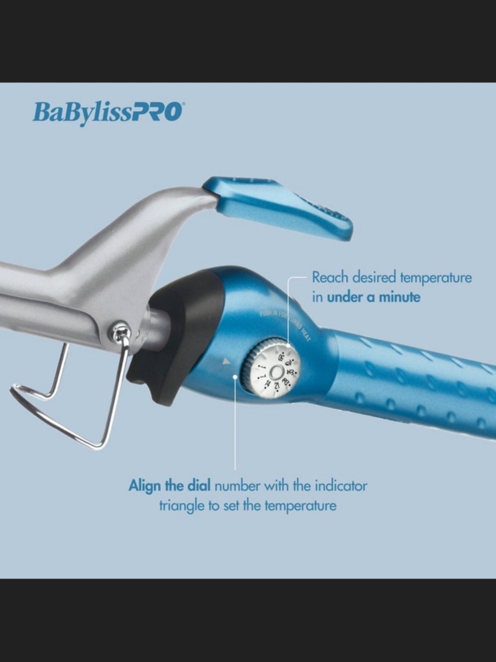 BabylissPRO NANO TITANIUM 1 1/2 Barrel Curling Iron - Picture 4 of 6